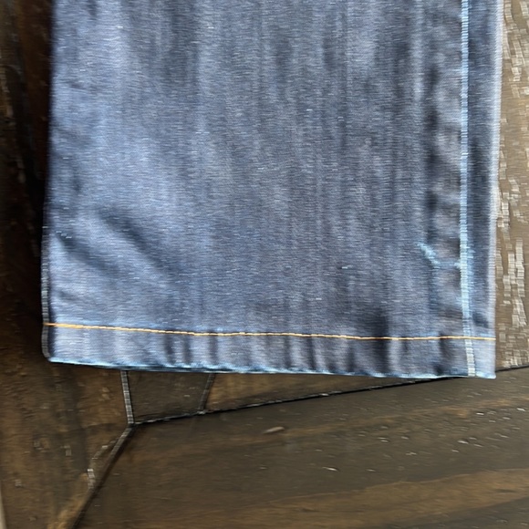 Distressed navy blue jeans, Nudie. - Picture 4 of 7